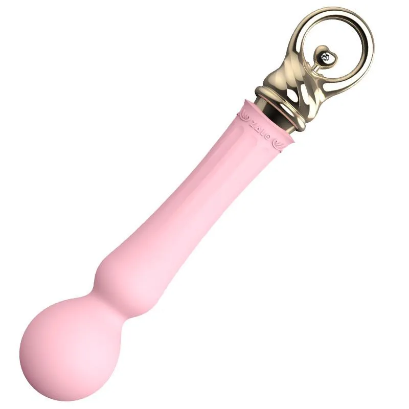 ZALO Confidence Pre-Heating Rechargeable Wand Massager Fairy Pink