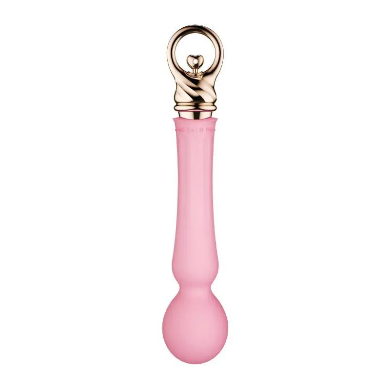 ZALO Confidence Pre-Heating Rechargeable Wand Massager Fairy Pink