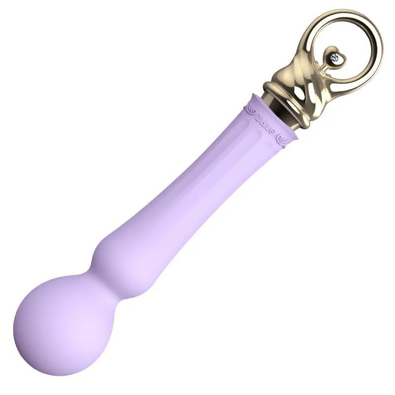 ZALO Confidence Pre-Heating Rechargeable Wand Massager Fantasy Violet