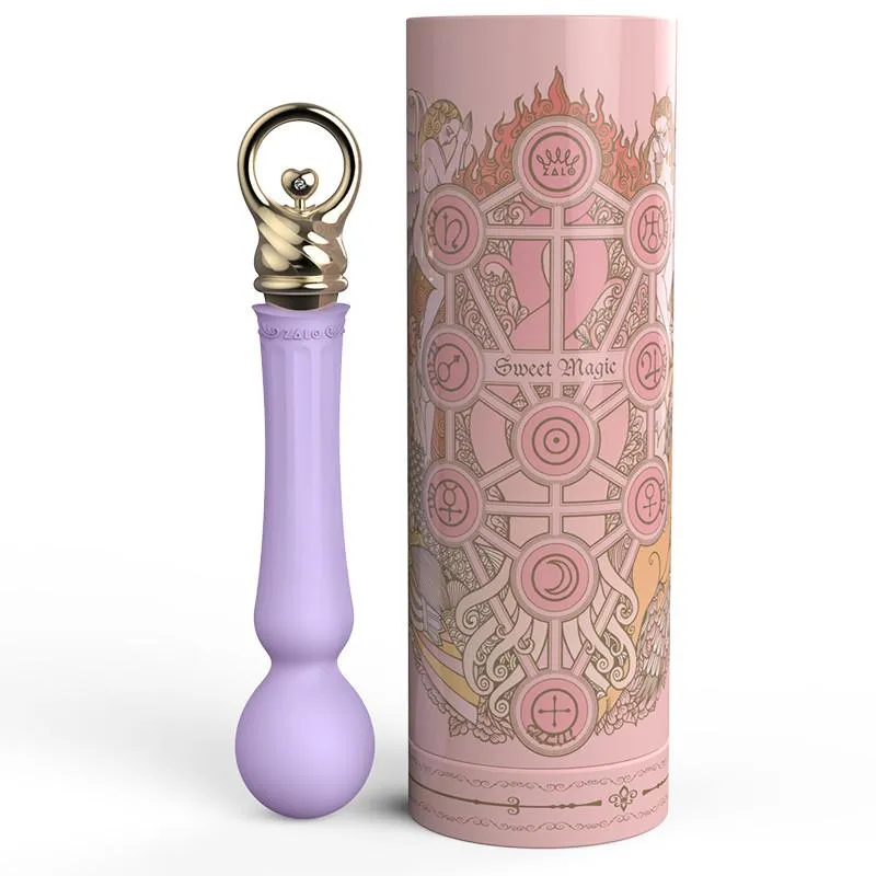 ZALO Confidence Pre-Heating Rechargeable Wand Massager Fantasy Violet