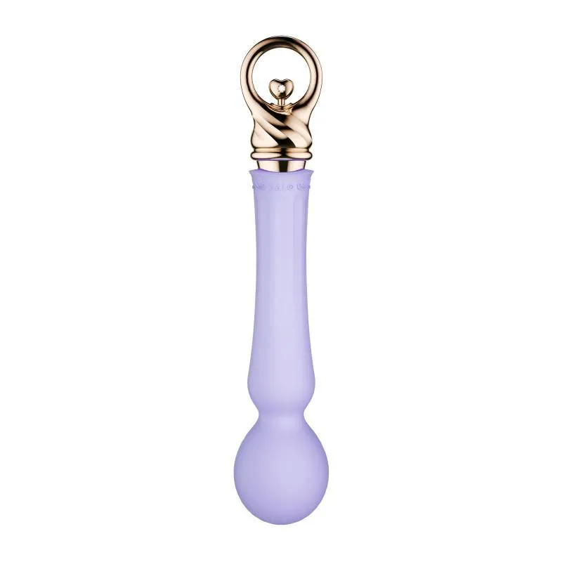 ZALO Confidence Pre-Heating Rechargeable Wand Massager Fantasy Violet