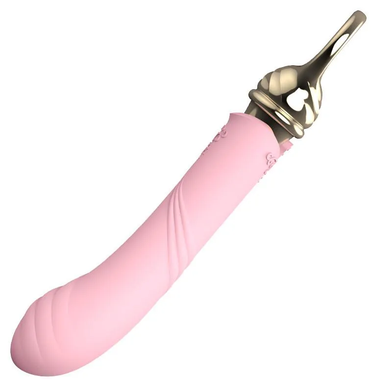 ZALO Courage Pre-Heating Rechargeable G-spot Massager Fairy Pink