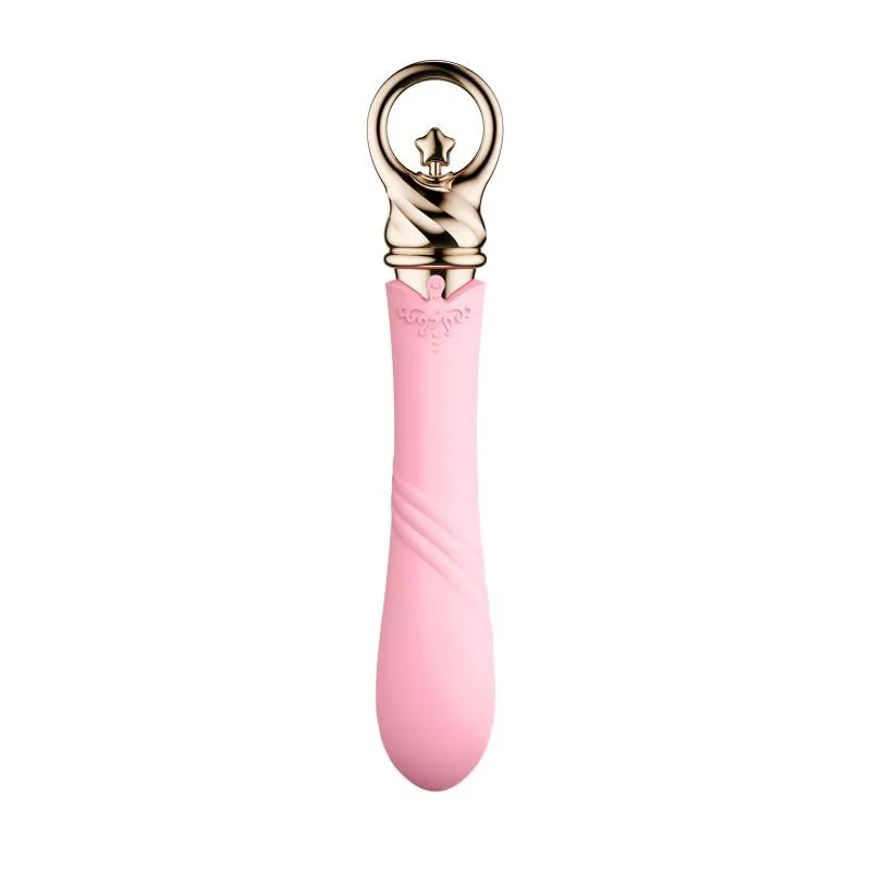 ZALO Courage Pre-Heating Rechargeable G-spot Massager Fairy Pink