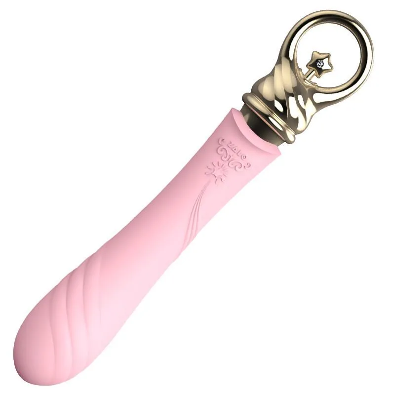 ZALO Courage Pre-Heating Rechargeable G-spot Massager Fairy Pink