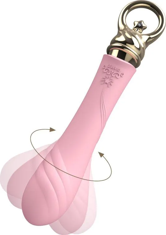 ZALO Courage Pre-Heating Rechargeable G-spot Massager Fairy Pink