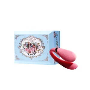 ZALO Fanfan App-controlled Rechargeable Couples Massager Rogue Pink