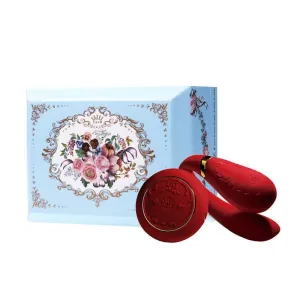 ZALO Fanfan Set Remote-Controlled Rechargeable Couples Massager Bright Red