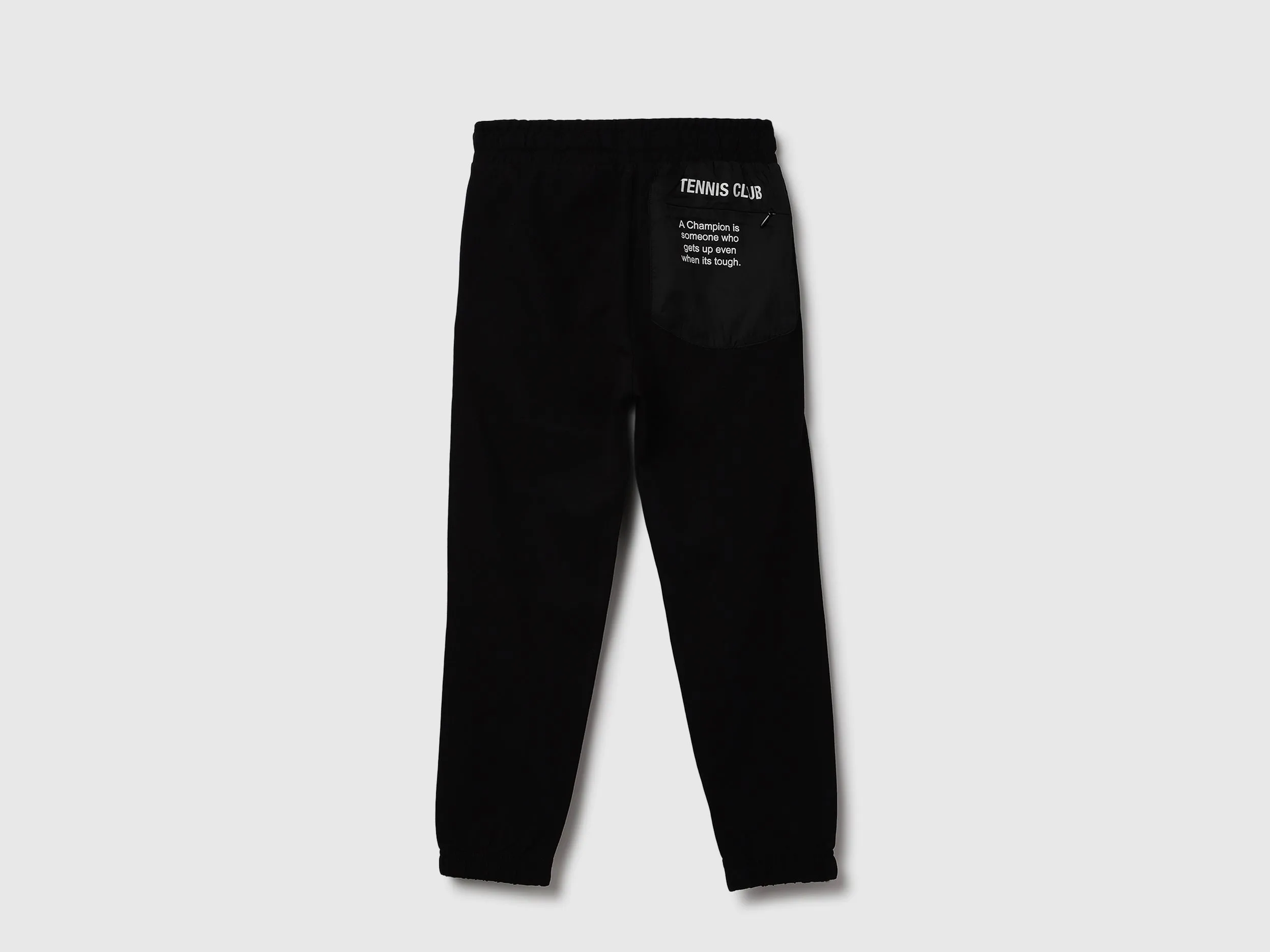Zipper & Printed Regular Fit Joggers