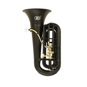 ZO Hybrid Plastic and Brass 3/4 Bb Tuba – Empire Black Finish.