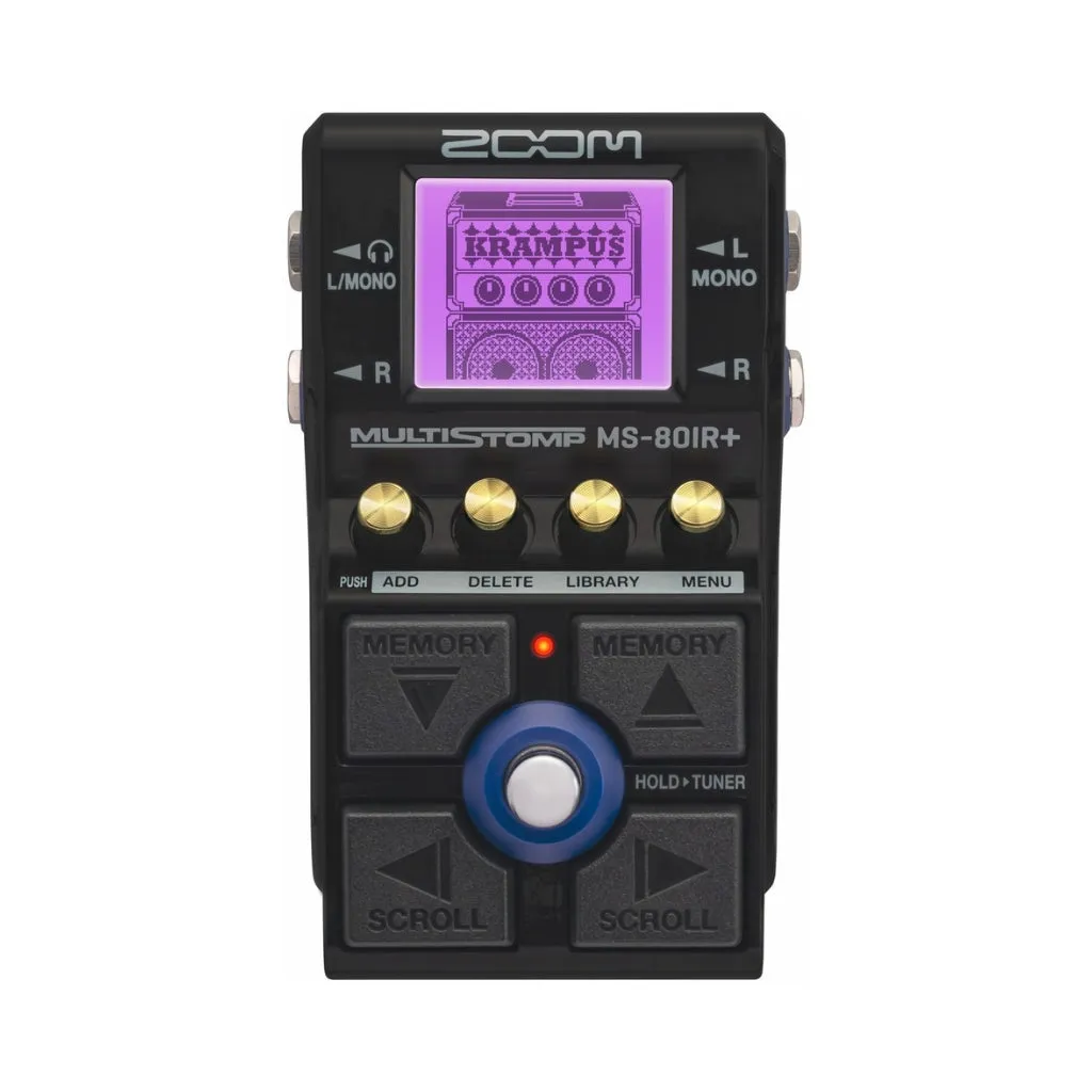 Zoom MS-80 IR  Amp Sim and Multi-Effects Amp Modeler Guitar Pedal