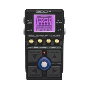 Zoom MS-80 IR  Amp Sim and Multi-Effects Amp Modeler Guitar Pedal